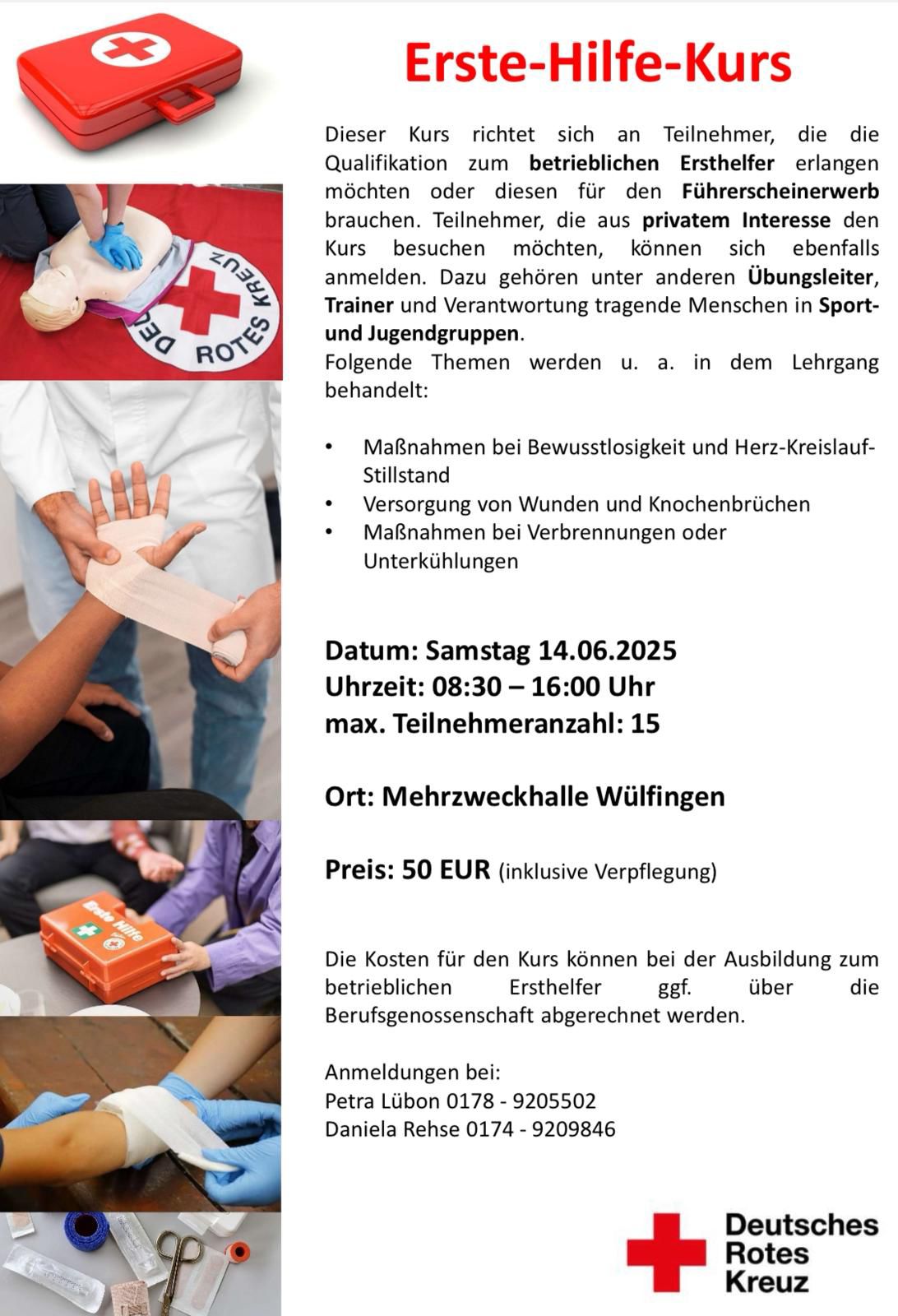 Erste Hilfe Kurs